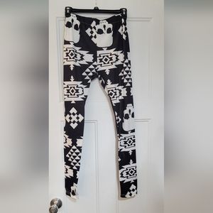 Feitong Skull Leggings Size Small